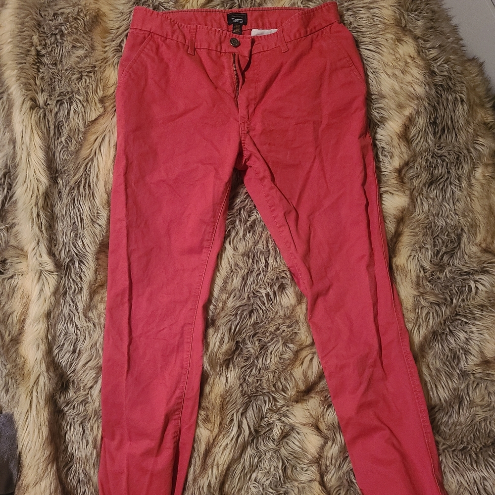 100% Cotton Red Gap Pants - image 1